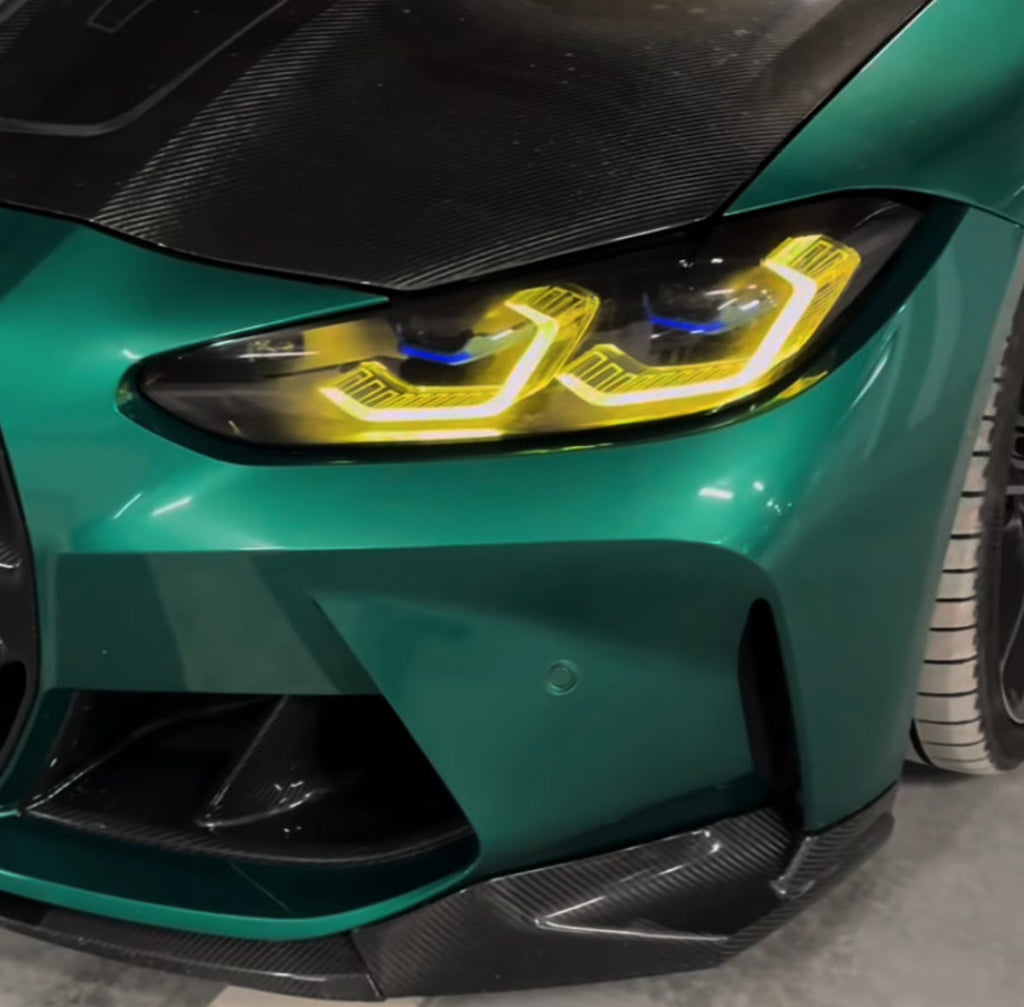DUAL COLOR DRL-Farbwechsel-Modul passend für BMW M3/M4/4er (G22–G26, G80/G82) Nur Laserlicht